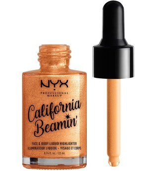 NYX Professional Makeup California Beamin' Face and Body Liquid Highlighter (Various Shades) - Bombshell