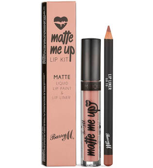 Barry M Cosmetics Matte Me Up Lip Kit (Various Shades) - Go To