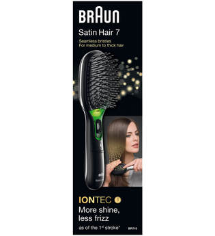 Braun Haarglättbürste Satin Hair 7 IONTEC BR710, mit Ionentechnologie zur Förderung des Glanzes