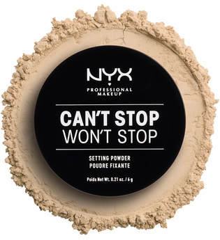 NYX Professional Makeup Can't Stop Won't Stop Setting Powder Fixierpuder 6 g Nr. 02 - Light Medium