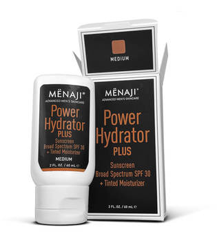 Menaji Power Hydrator PLUS Broad Spectrum Sunscreen SPF30 + Tinted Moisturiser 60ml - Medium