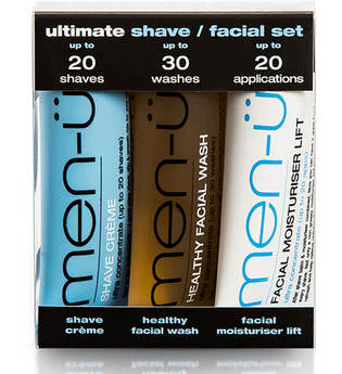 men-ü Ultimate Shave Gesichtspflege-Set (3 x 15ml)