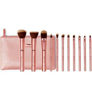 bh Cosmetics Metal Rose 11 Piece Brush Set With Cosmetic Bag Pinselset 1.0 pieces