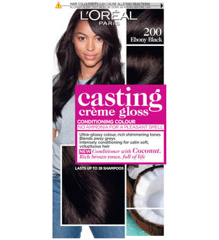 L'Oréal Paris Casting Crème Gloss Semi-Permanent Hair Dye (Various Shades) - 200 Ebony Black