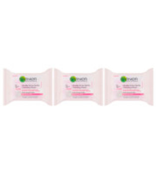 Garnier Micellar Extra-Gentle Cleansing Wipes Sensitive Skin 25 Wipes (3er-Packung)