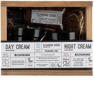 Ecooking Christmas Day and Night Cream and Scrub Set