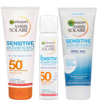 Garnier Ambre Solaire Sun Cream & Aftersun Sensitive Skin Multipack