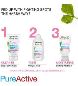 Garnier Pure Active Anti Blemish Soap Free Gel Wash Sensitive Skin 150ml