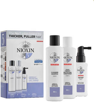 NIOXIN 3-teiliges System 5 Testpaket für chemisch behandeltes Haar mit leichter Ausdünnung Kit