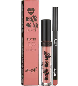 Barry M Cosmetics Matte Me Up Lip Kit (Various Shades) - Pose