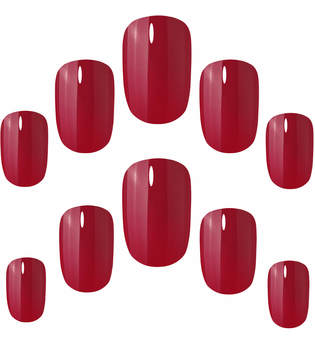 Elegant Touch Rich Red Nails