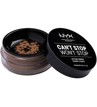 NYX Professional Makeup Can't Stop Won't Stop Setting Powder Fixierpuder 6 g Nr. 04 - Medium Deep