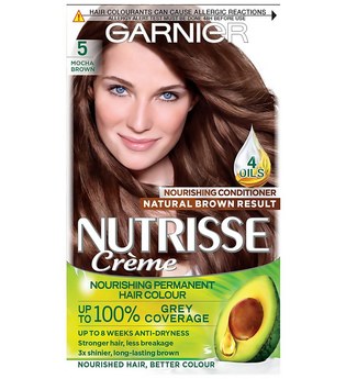 Garnier Nutrisse Permanentes Haarfärbemittel (Verschiedene Farbtöne) - 5 Mocha Brown