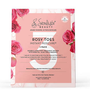 Seoulista Beauty Rosy Toes Instant Pedicure Multi Pack 3's