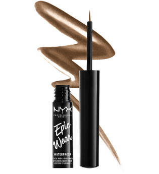 NYX Professional Makeup Epic Wear Metallic Liquid Liner 3.5ml (Various Shades) - Brown Metal