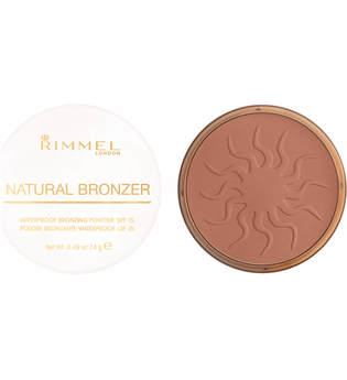 Rimmel Natural Bronzer Waterproof Bronzing Powder SPF15 14g 021 Sun Light