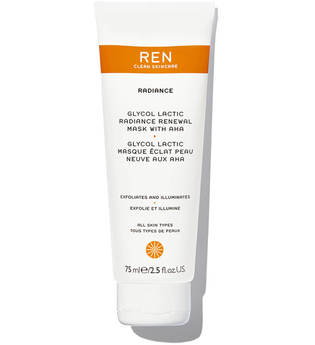 REN Clean Skincare Supersize Glycol Lactic Radiance Renewal Mask 75ml