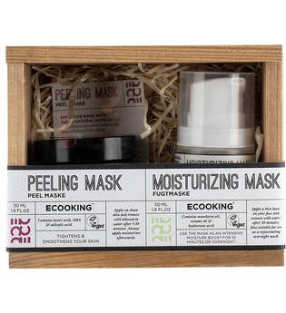 Ecooking Peeling Mask and Moisturising Mask Set
