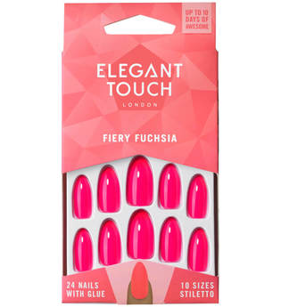 Elegant Touch Colour Nails - Fiery Fuchsia