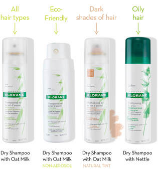 KLORANE Eco Friendly Dry Shampoo with Oat Milk 50g