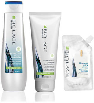 Biolage Advanced KeratinDose Reviving Trio Set for Over-Processed Hair