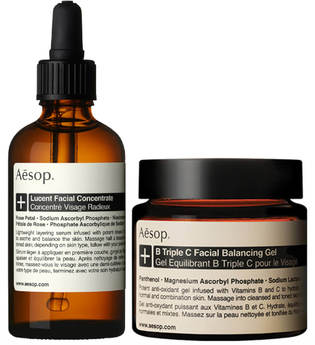 Aesop Lucent Concentrate and Triple C Balancing Gel Duo