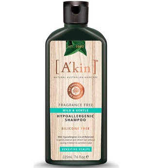 A'Kin Fragrance Free Mild & Gentle Hypoallergenic Shampoo 225ml