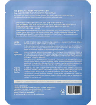 Dear Klairs Produkte Dear Klairs Midnight Blue Calming Sheet Mask 10er-Set Maske 10.0 pieces