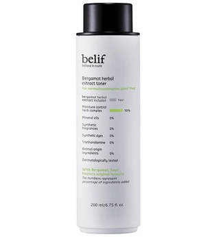 belif Bergamot Herbal Extract Toner - Gesichtswasser mit Bergamotte und Salbei 200 ml