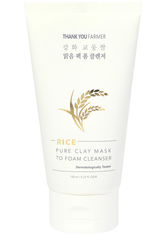 Thank you Farmer Rice Pure Clay Mask to Foam Cleanser Reinigungsmilch 150.0 ml