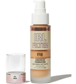 Makeup Revolution IRL Filter Longwear Foundation 23ml (Various Shades) - F10