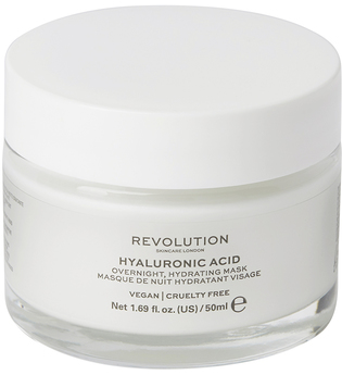 Revolution Skincare Hyaluronic Acid Overnight Hydrating Face Mask Feuchtigkeitsmaske 50.0 ml