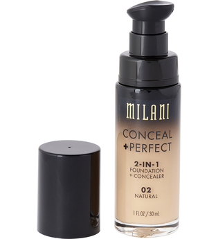 Milani - Foundation + Concealer - 2 in 1 - Conceal + Perfect - Natural - 02