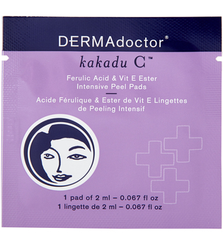 DERMAdoctor Kakadu C Ferulic Acid and Vitamin E Ester Intensive Peel Pads