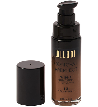 Milani - Foundation + Concealer - 2 in 1 - Conceal + Perfect - Spiced Almond - 12