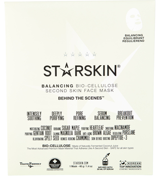 STARSKIN® Behind The Scenes™ Coconut Bio-Cellulose Balancing Face Mask