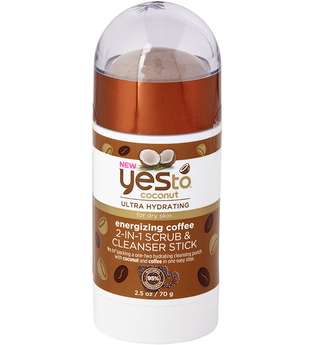 Yes To Coconut Energizing Coffee 2-In-1 Scrub & Cleanser Stick 70g