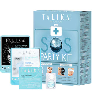 Talika Pflege Augen SOS Party Kit Bio Enzyme Mask Hydratant 20 g + Eye Therapy Patch 1 Paar + Bubble Mask Bio Detox 25 g + Eye Decompress 3 ml 1 Stk.