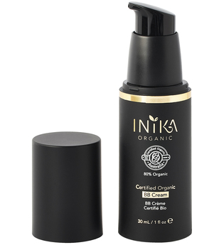 INIKA Certified Organic BB Cream Foundation 30ml NL9 Toffee (Dark, Neutral)