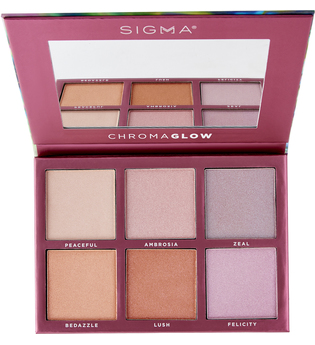 Sigma Beauty Chroma Glow Shimmer & Highlight Make-up Palette  Chroma glow shimmer