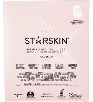 STARSKIN® Close-Up™ Coconut Bio-Cellulose Second Skin Firming Face Mask