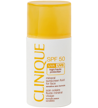 Clinique Sonnen und Körperpflege Sonnenpflege Mineral Sunscreen Fluid for Face SPF 50 30 ml
