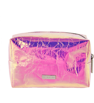 Pink Holo Makeup Bag