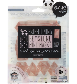 Oh K! Chok Chok Brightening Gemstone Mini Masks with Quartz Extract 25g