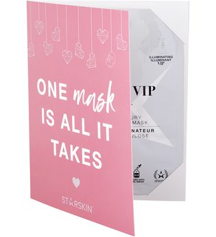 STARSKIN Valentines Day Limited Edition Diamond Mask VIP Illuminating Luxury Bio-Cellulose Face Mask