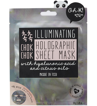 Chok Chok Illuminating Holographic Sheet Mask With Hyaluronic Acid And Citrus Oils