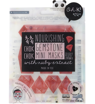 Oh K! Chok Chok Nourishing Gemstone Mini Masks with Ruby Extract 25g