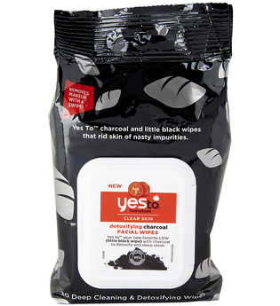 Yes To Tomatoes Detoxifying Charcoal Facial Wipes x 30