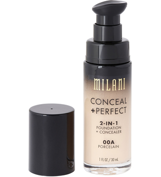 Milani - Foundation + Concealer - 2 in 1 - Conceal + Perfect - Porcelain - 00A