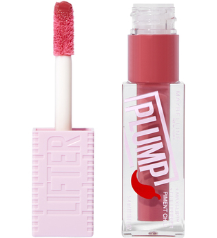 Maybelline Lifter Gloss Plumping Lip Gloss Lasting Hydration Formula With Hyaluronic Acid and Chilli Pepper (Various Shades) - Mauve Bite